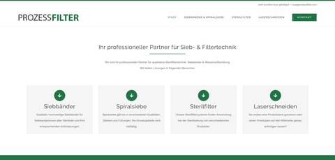 Prozessfilter Risse